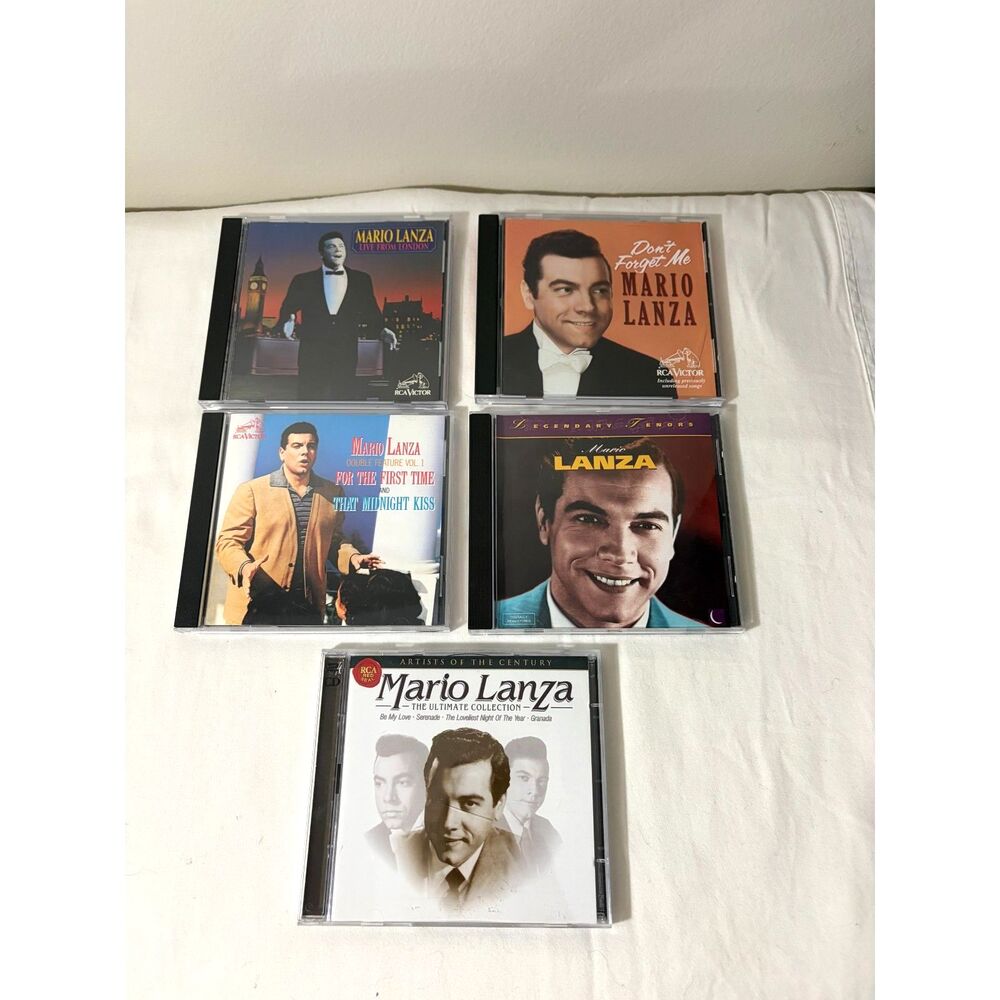 Mario Lanza CD Lot of 5 RCA Victor Artists of the Century Opera Classical Bundle